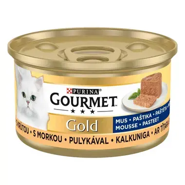 GOURMET® GOLD pasteet kassidele kalkuniga 85g